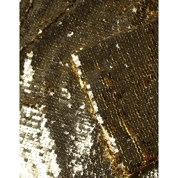 Gold Sequin Long Sleeve Mini Dress