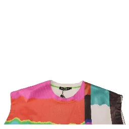 Multicolor Print Blouse Cotton Tank TV Print T-shirt