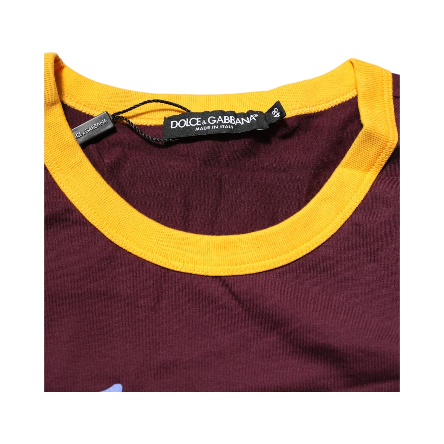 Burgundy Cotton DG Super King Logo T-Shirt
