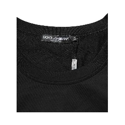 Black Cotton Sleeveless Underwear Men Tank Top