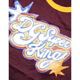 Burgundy Cotton DG Super King Logo T-Shirt