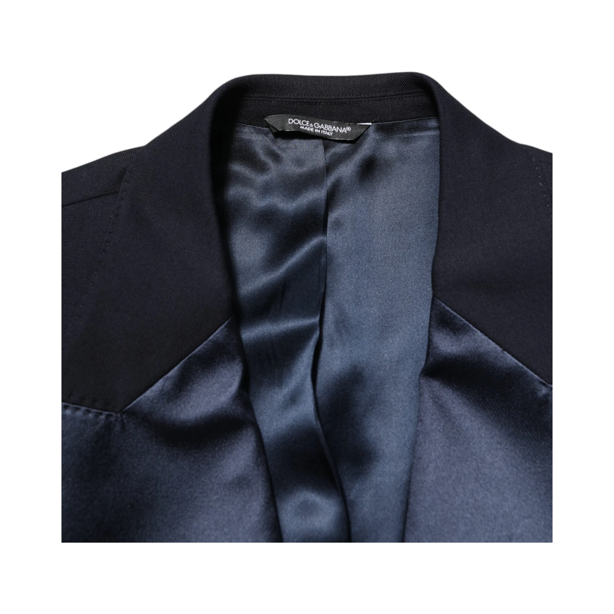 Black 3 Piece Wool Silk Blend Suit SICILIA