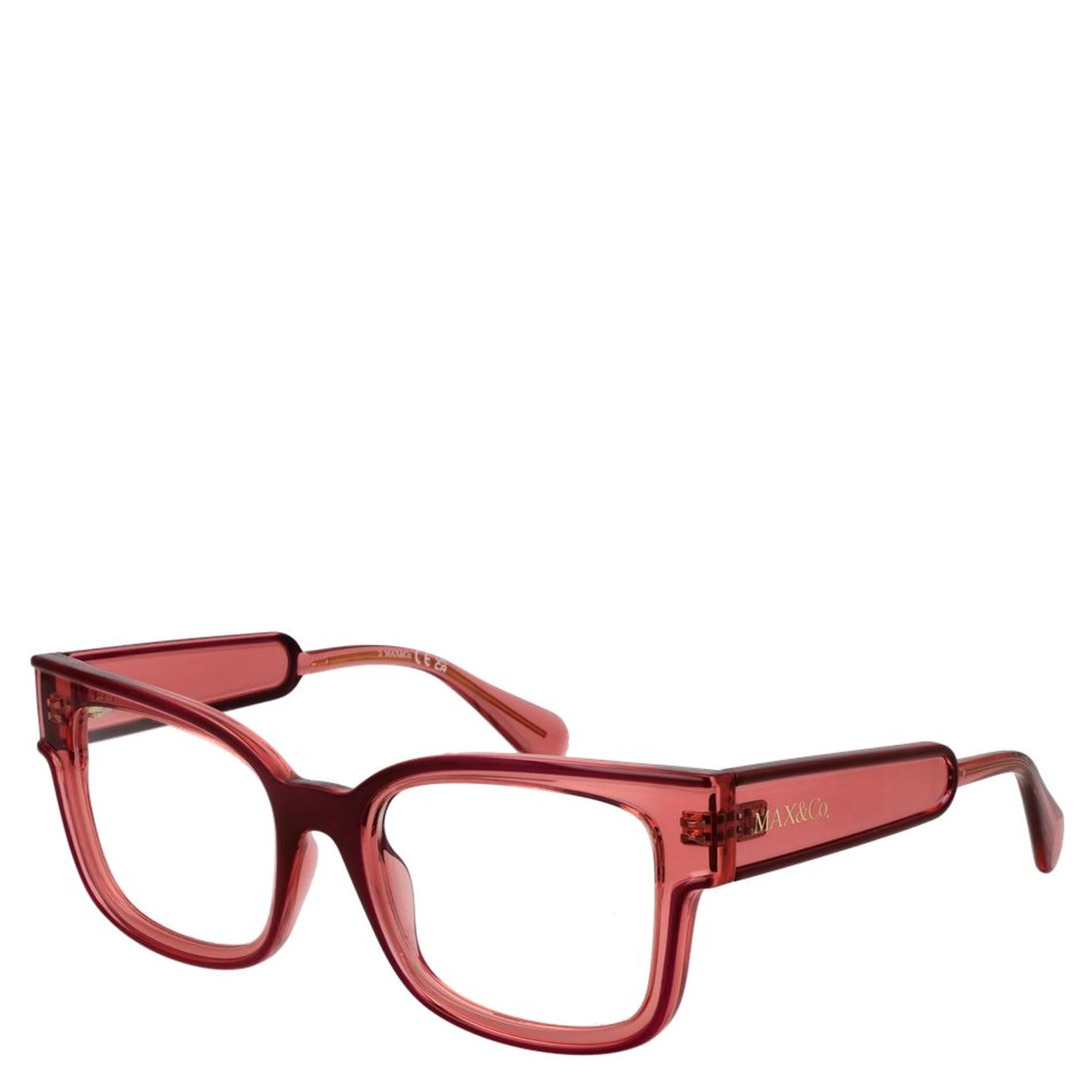 Red Stainless Steel Glasses (Frames)