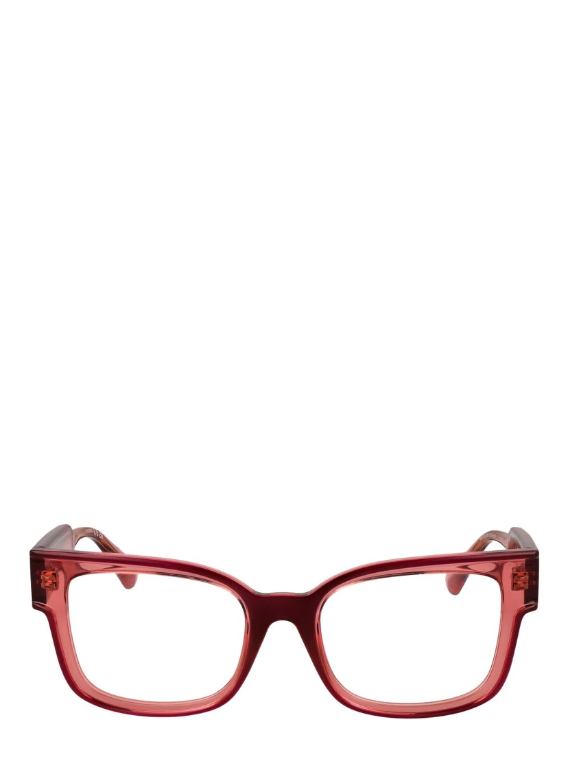Red Stainless Steel Glasses (Frames)