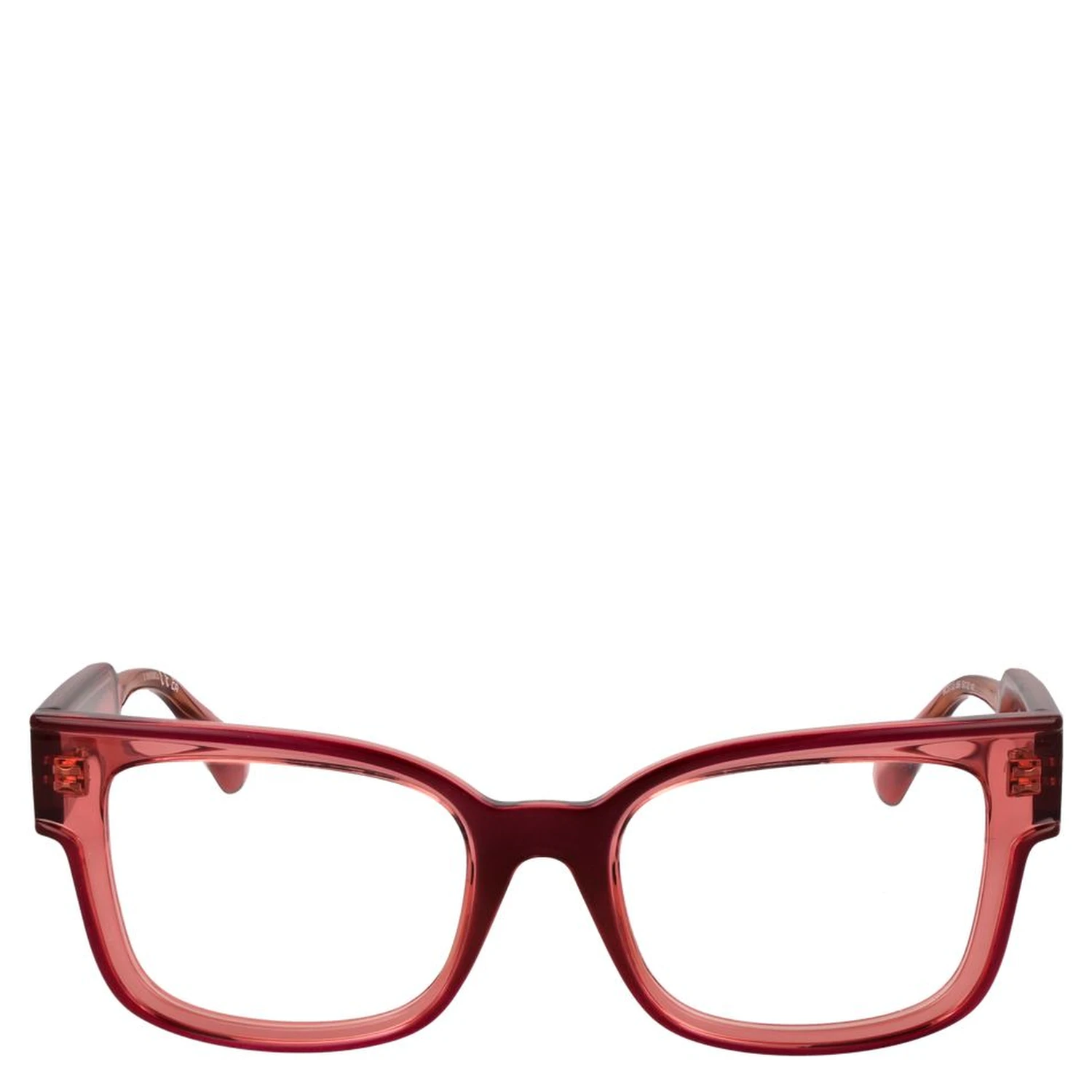 Red Stainless Steel Glasses (Frames)