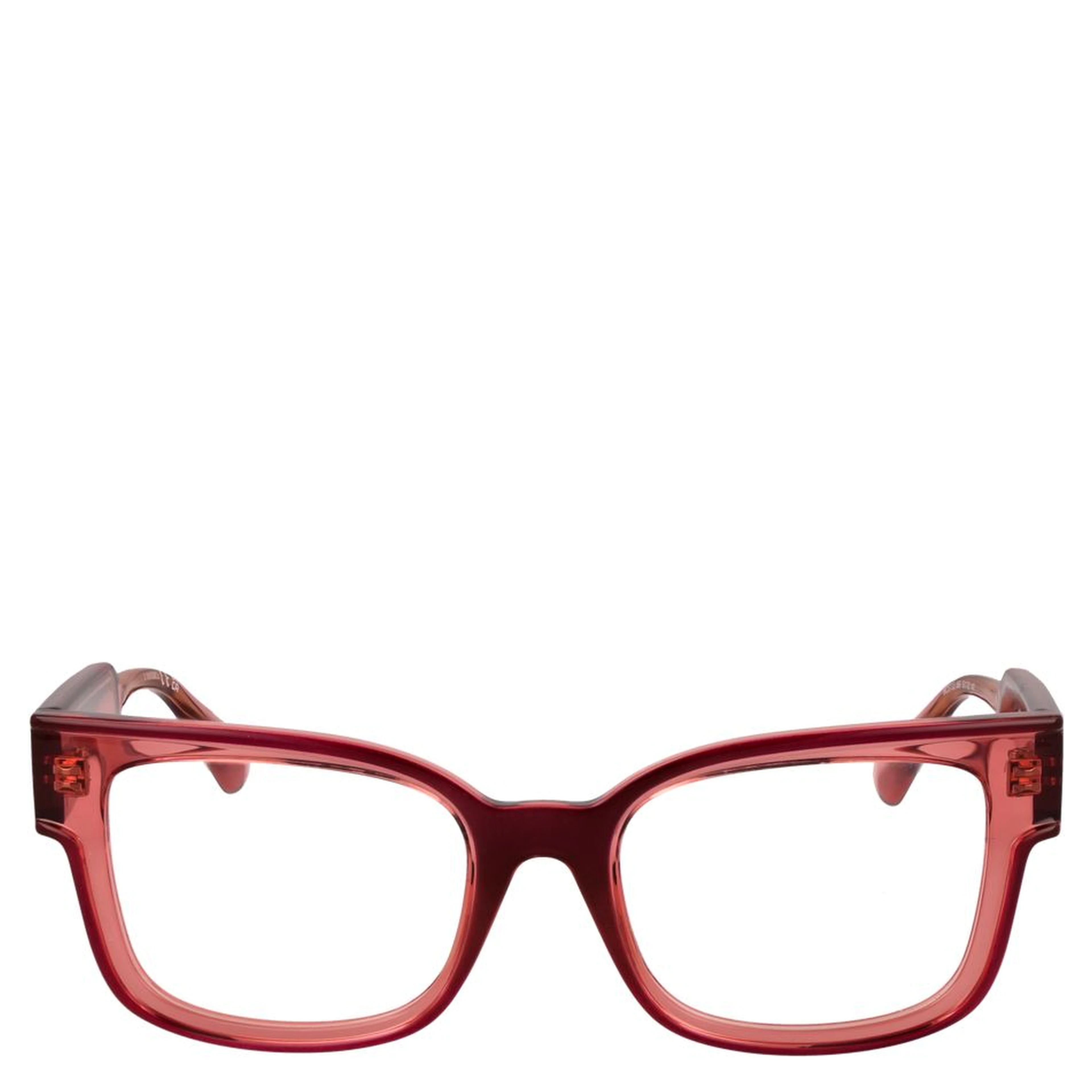 Red Stainless Steel Glasses (Frames)