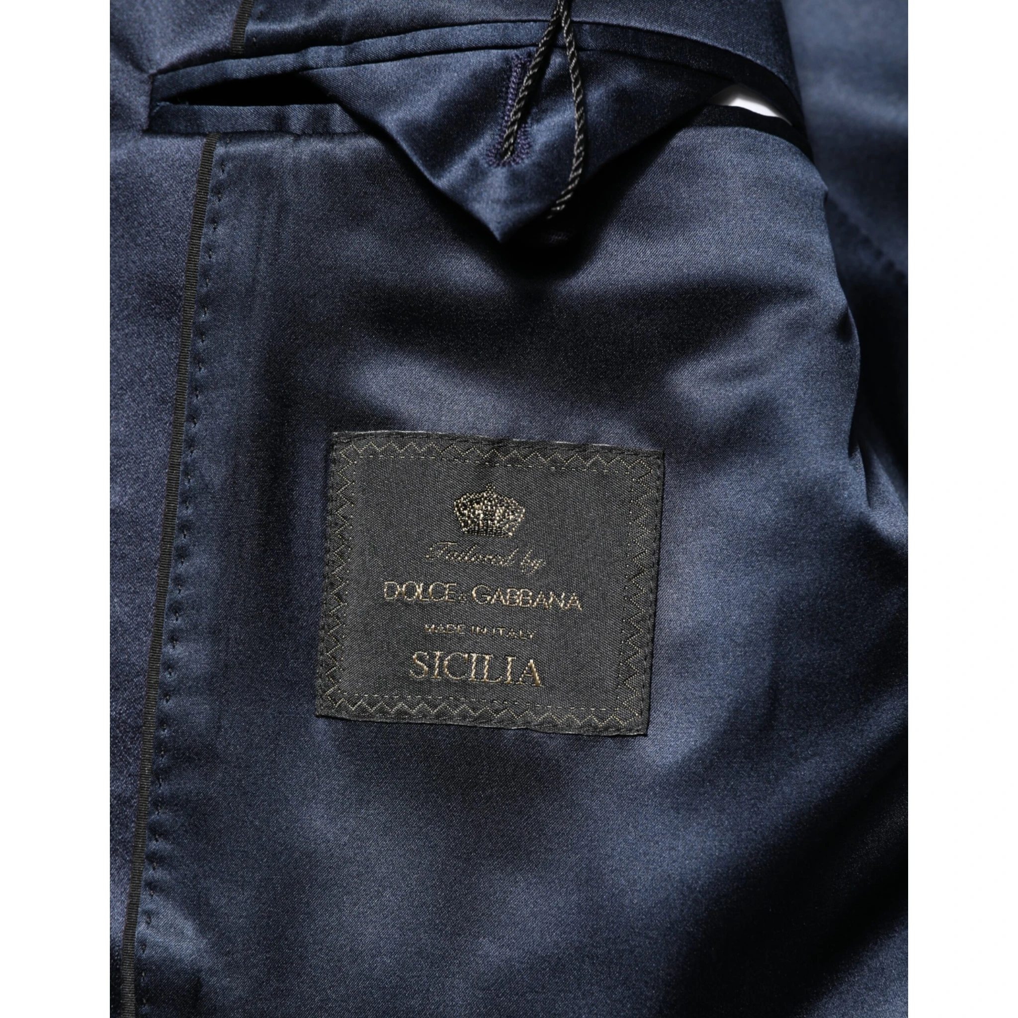 Black 3 Piece Wool Silk Blend Suit SICILIA