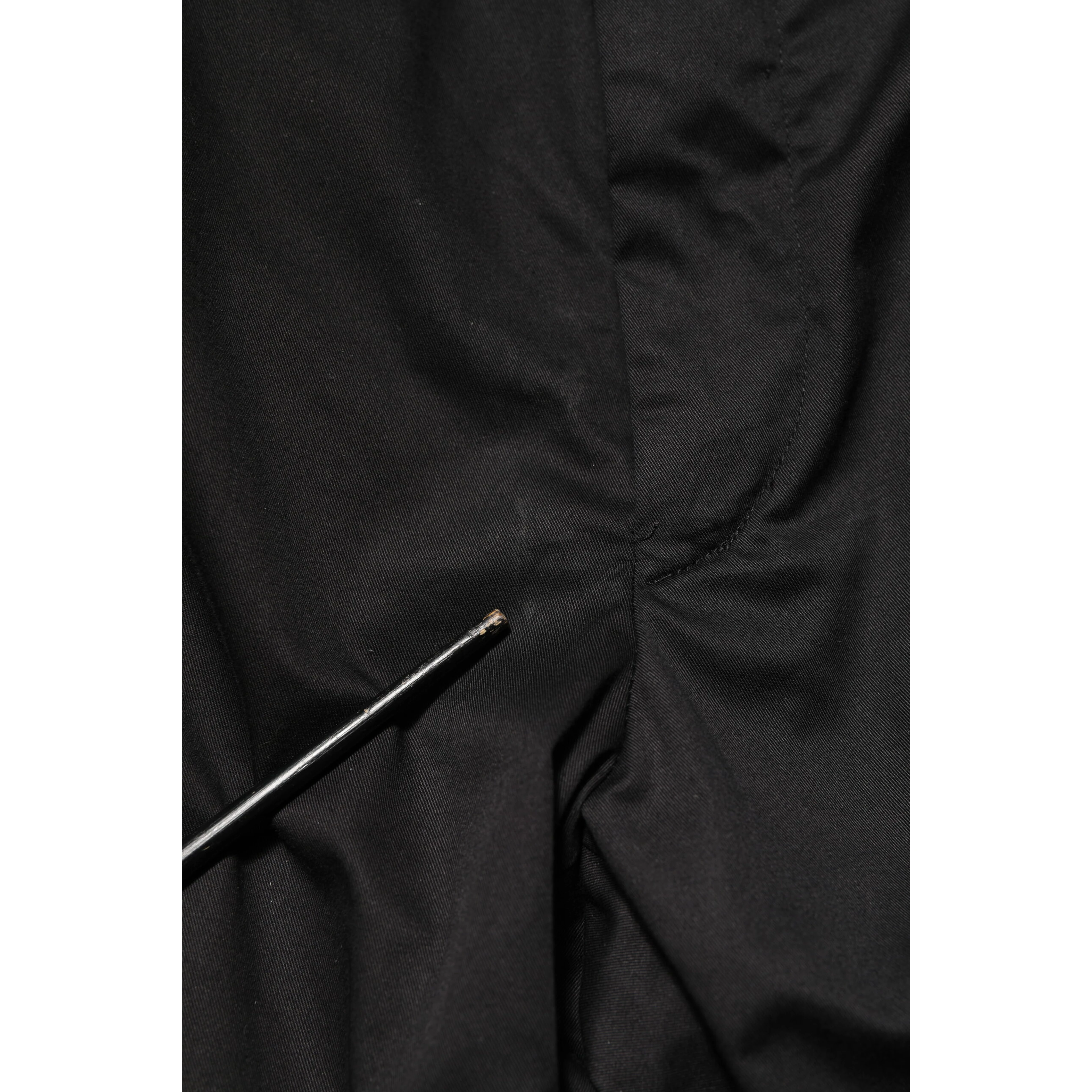 Black Cotton Tapered Men Formal Trousers Pants