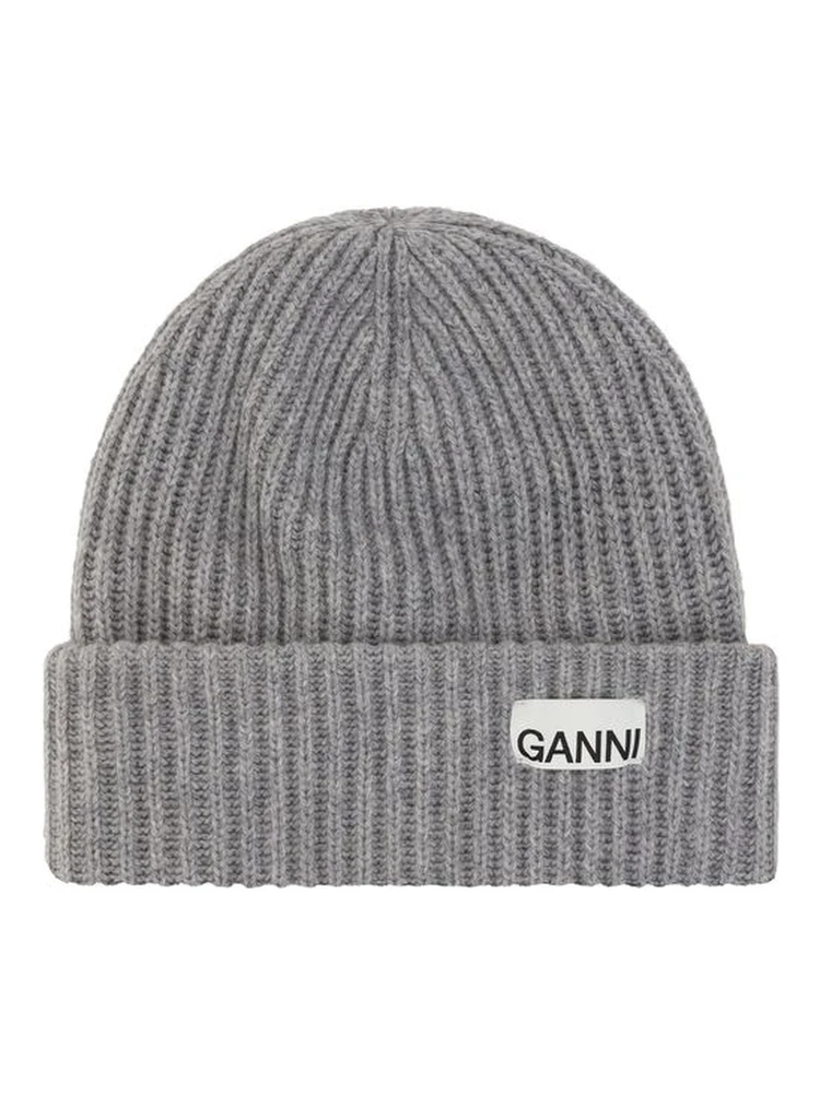 Gray Wool Beanie