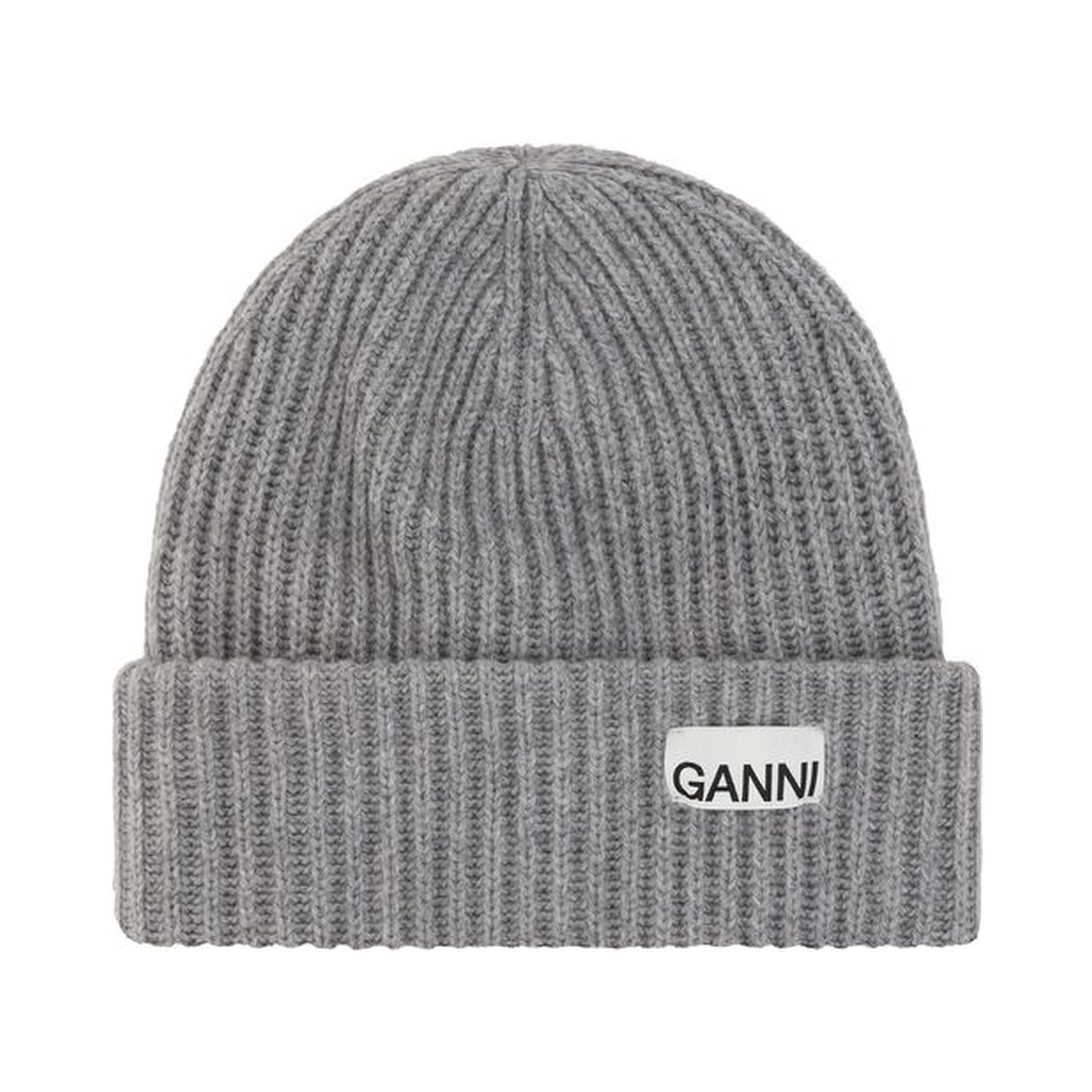 Gray Wool Beanie