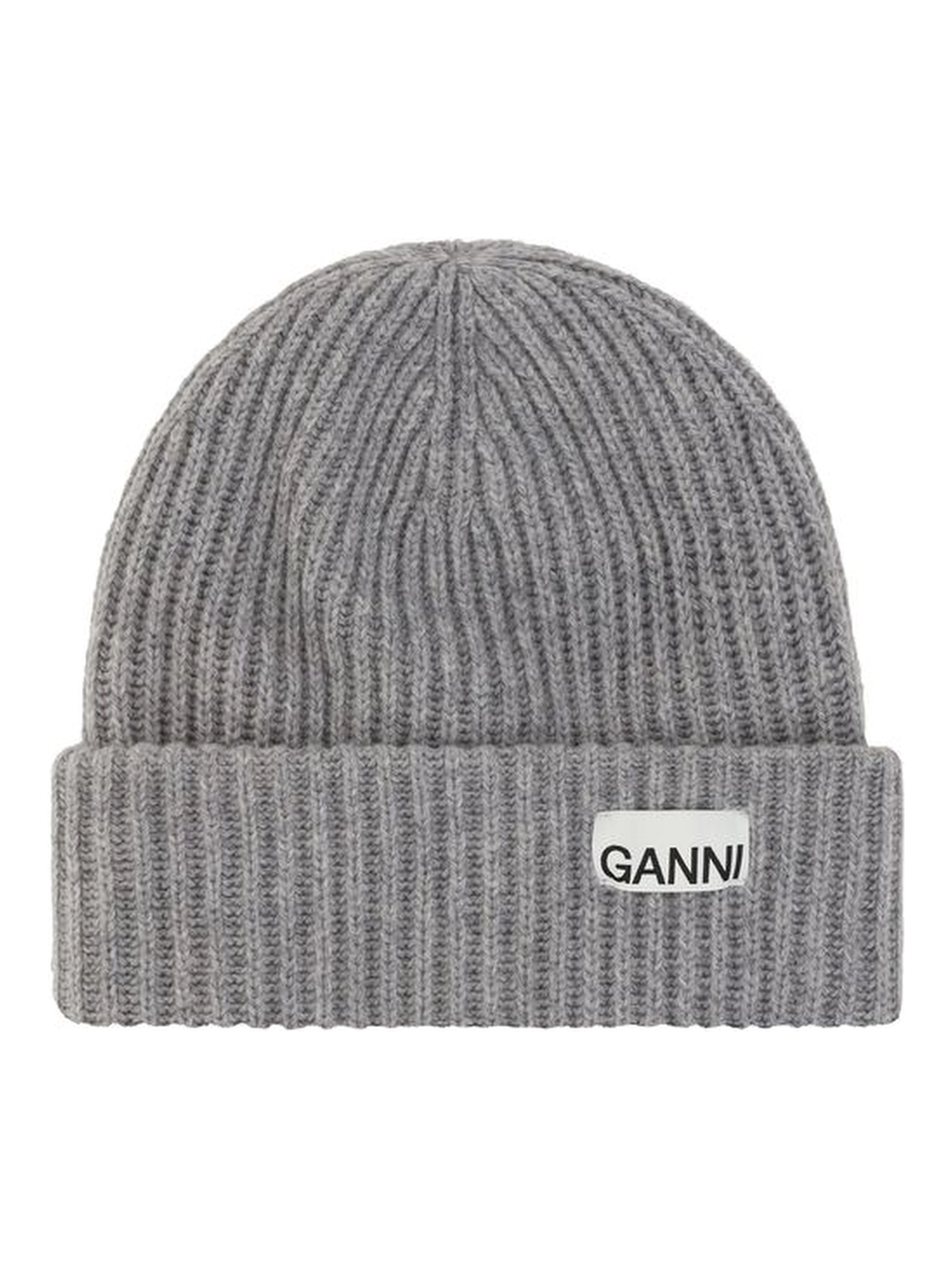 Gray Wool Beanie