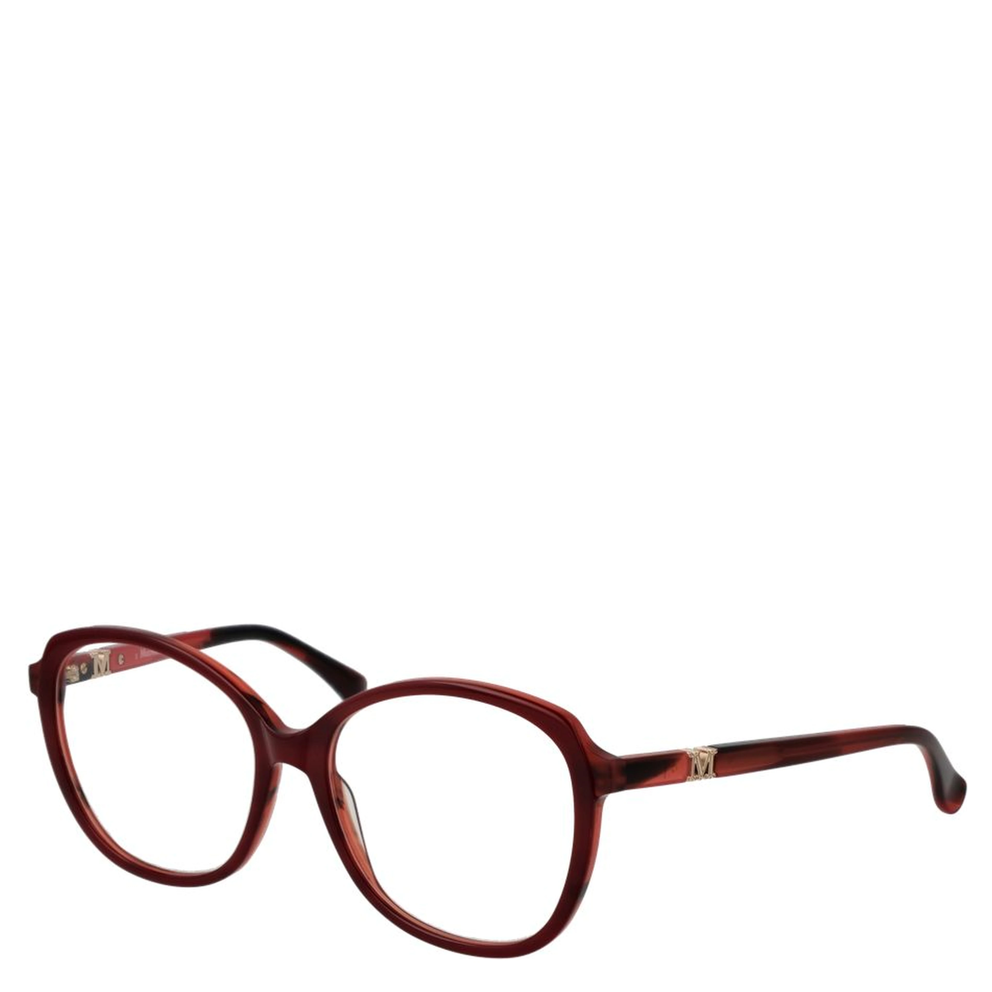 Burgundy Plastic Glasses (Frames)