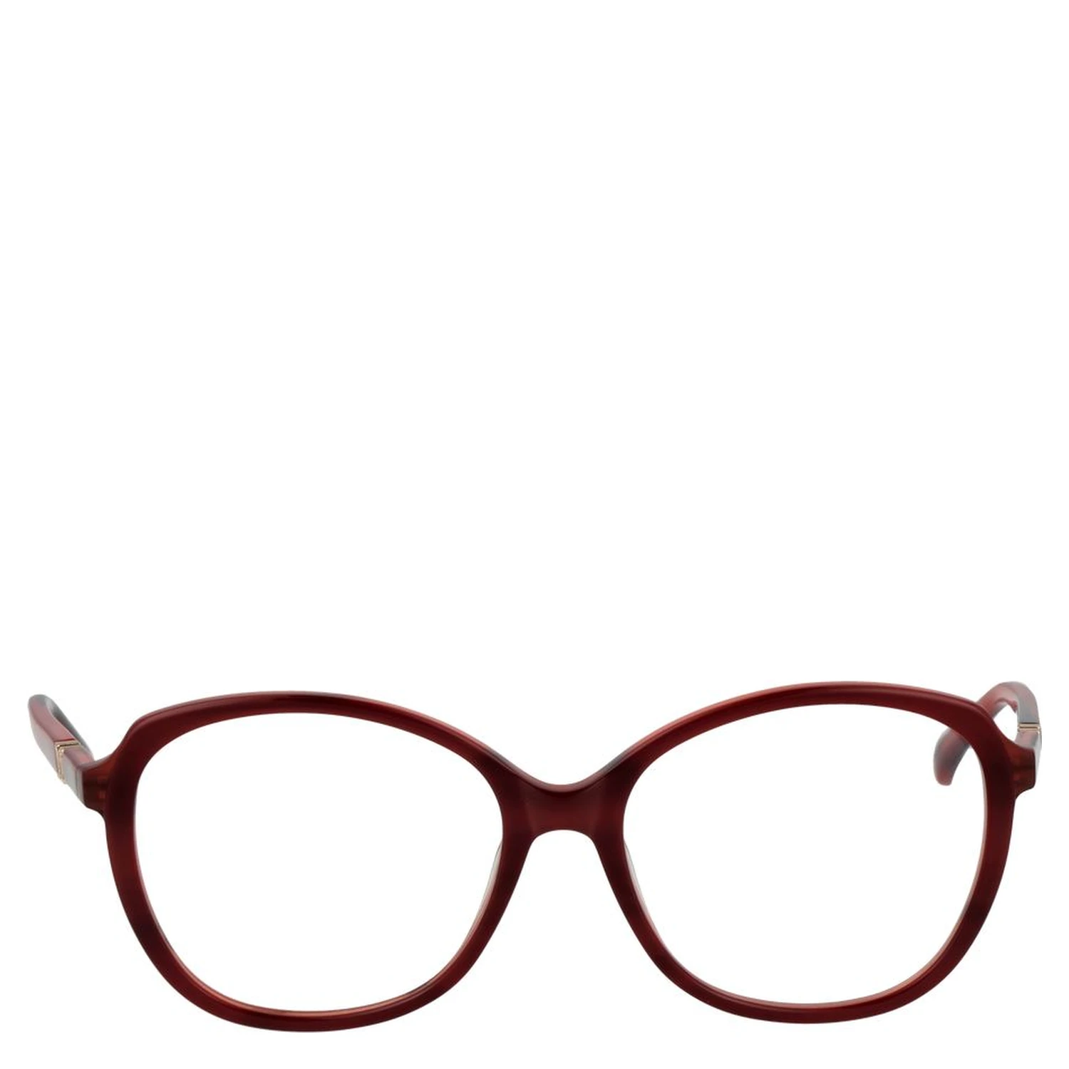 Burgundy Plastic Glasses (Frames)