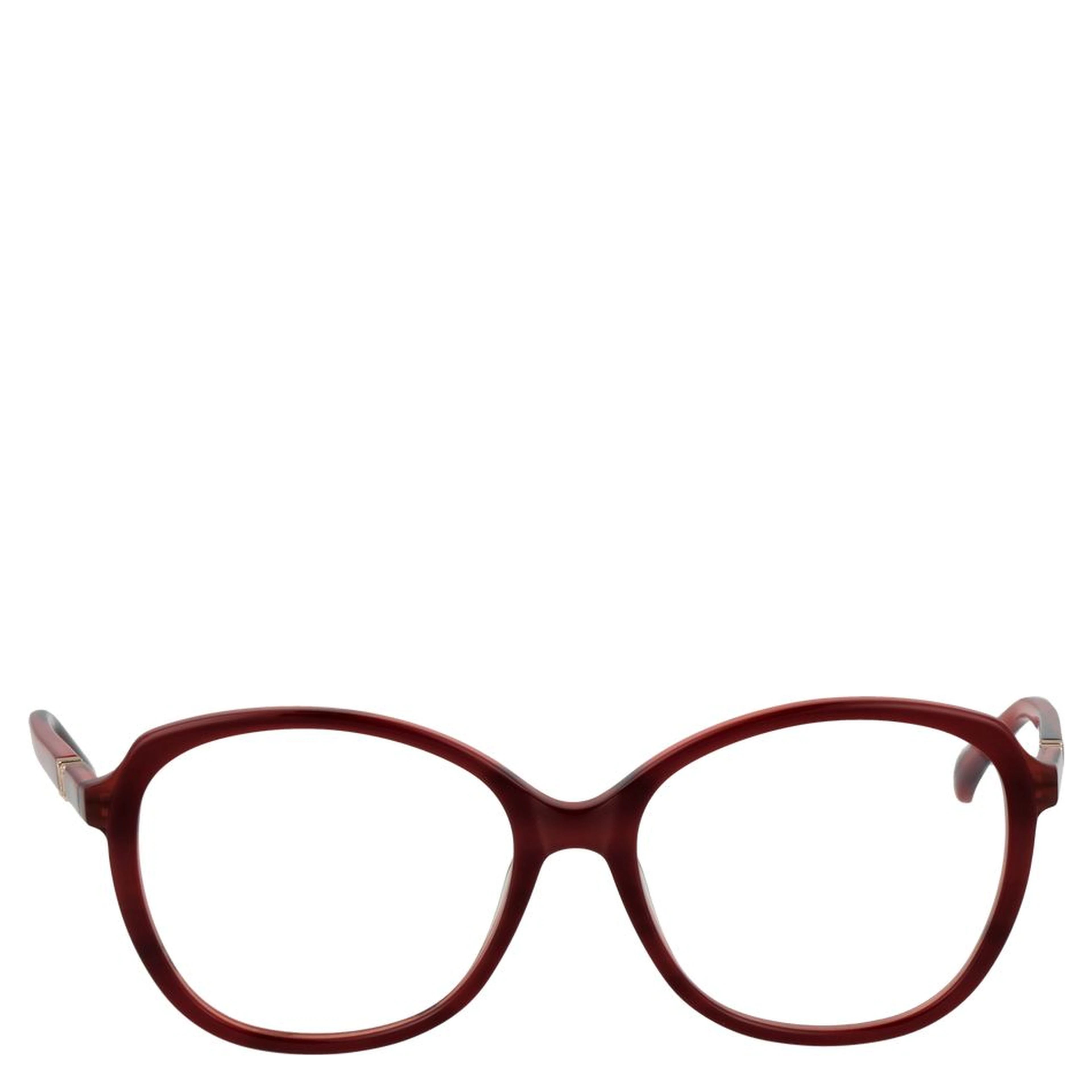 Burgundy Plastic Glasses (Frames)