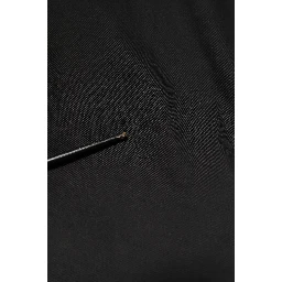 Black Cotton Tapered Men Formal Trousers Pants