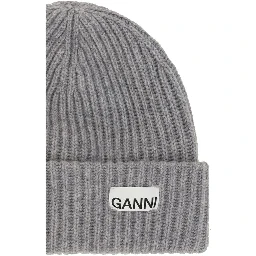 Gray Wool Beanie