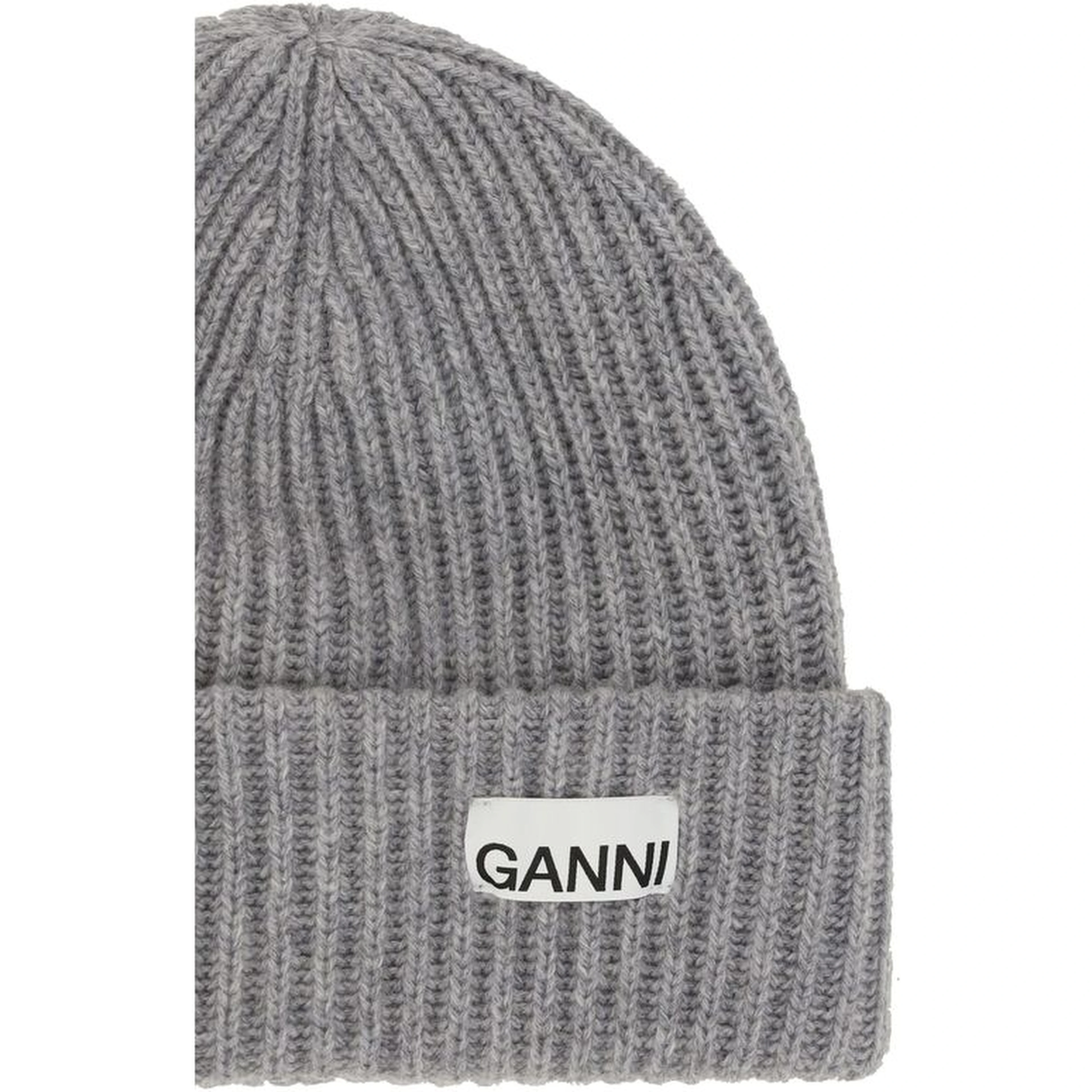 Gray Wool Beanie