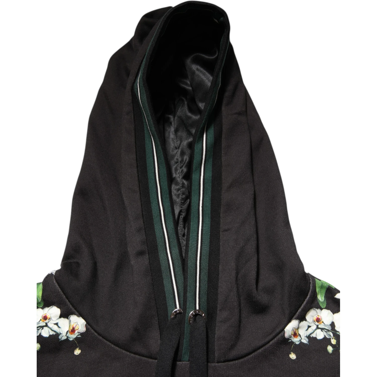 KING Black Orchid Floral Crown Logo Hoodie Sweater