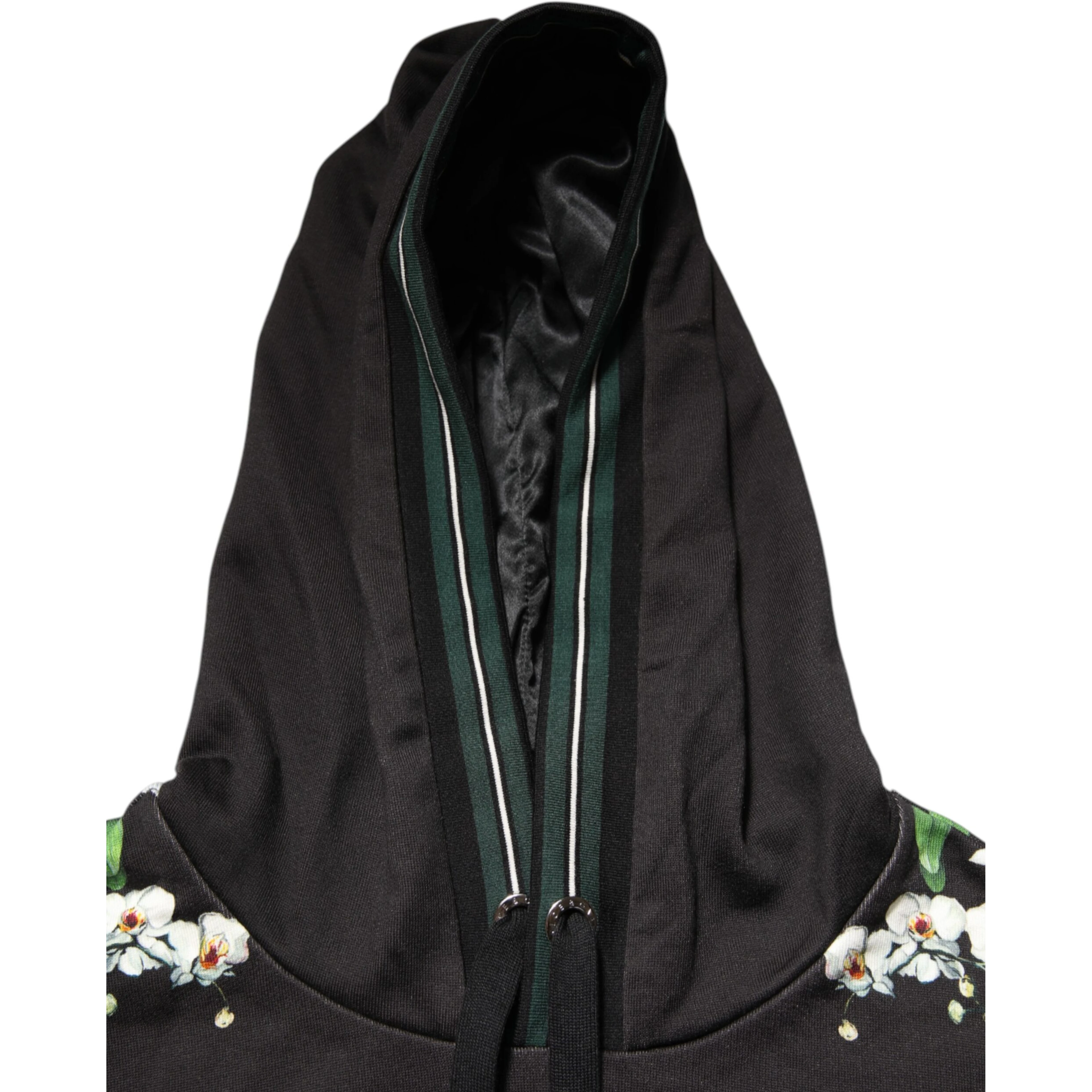 KING Black Orchid Floral Crown Logo Hoodie Sweater