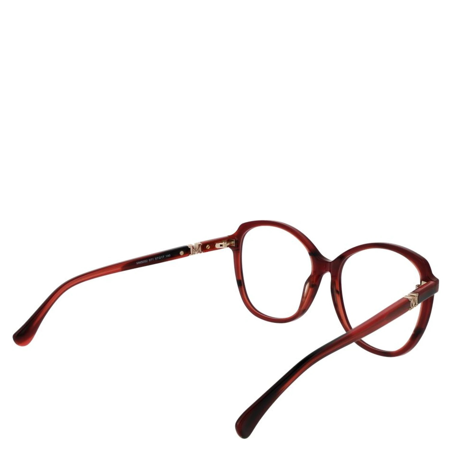 Burgundy Plastic Glasses (Frames)