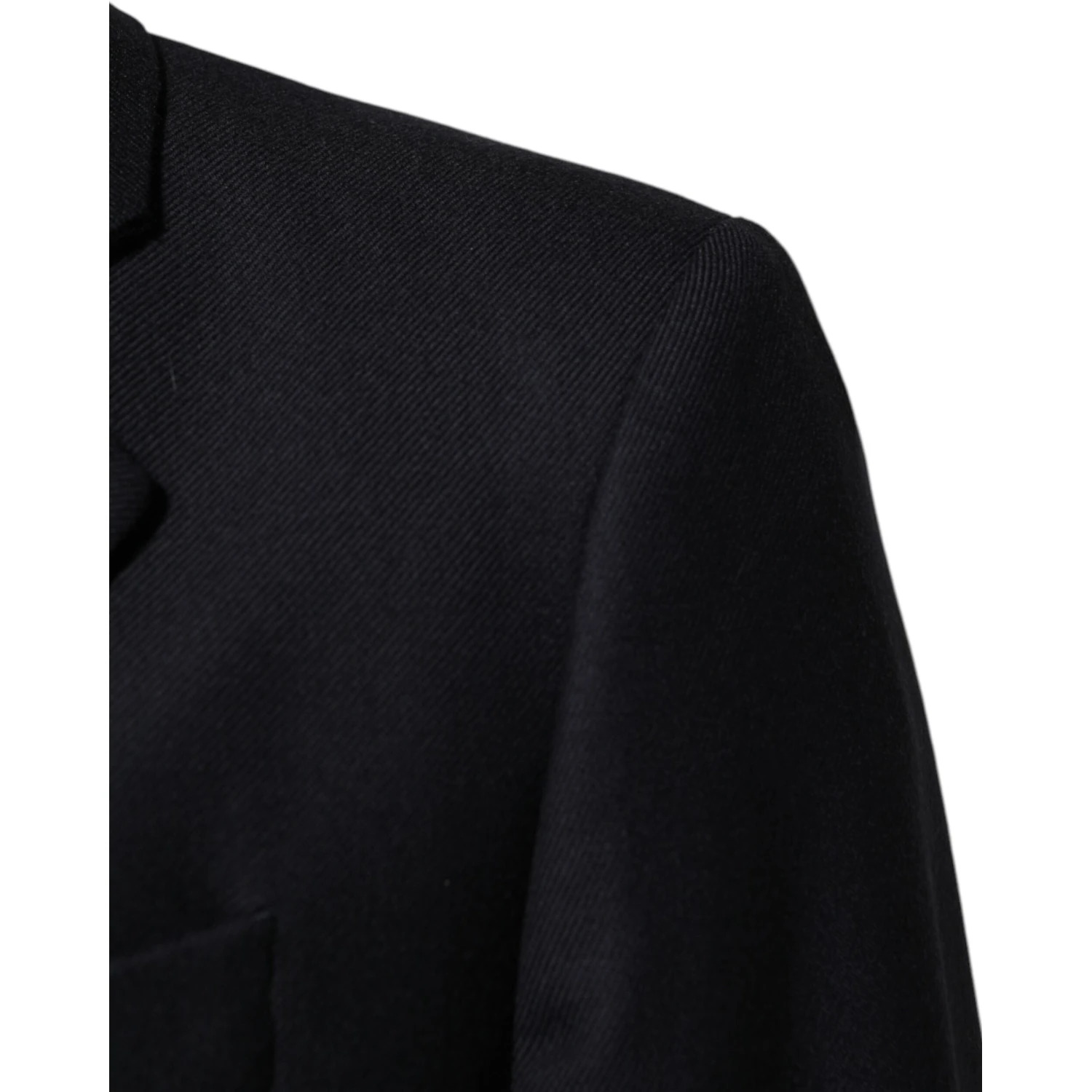 Dark Blue Wool Men Jacket Coat Blazer Suit
