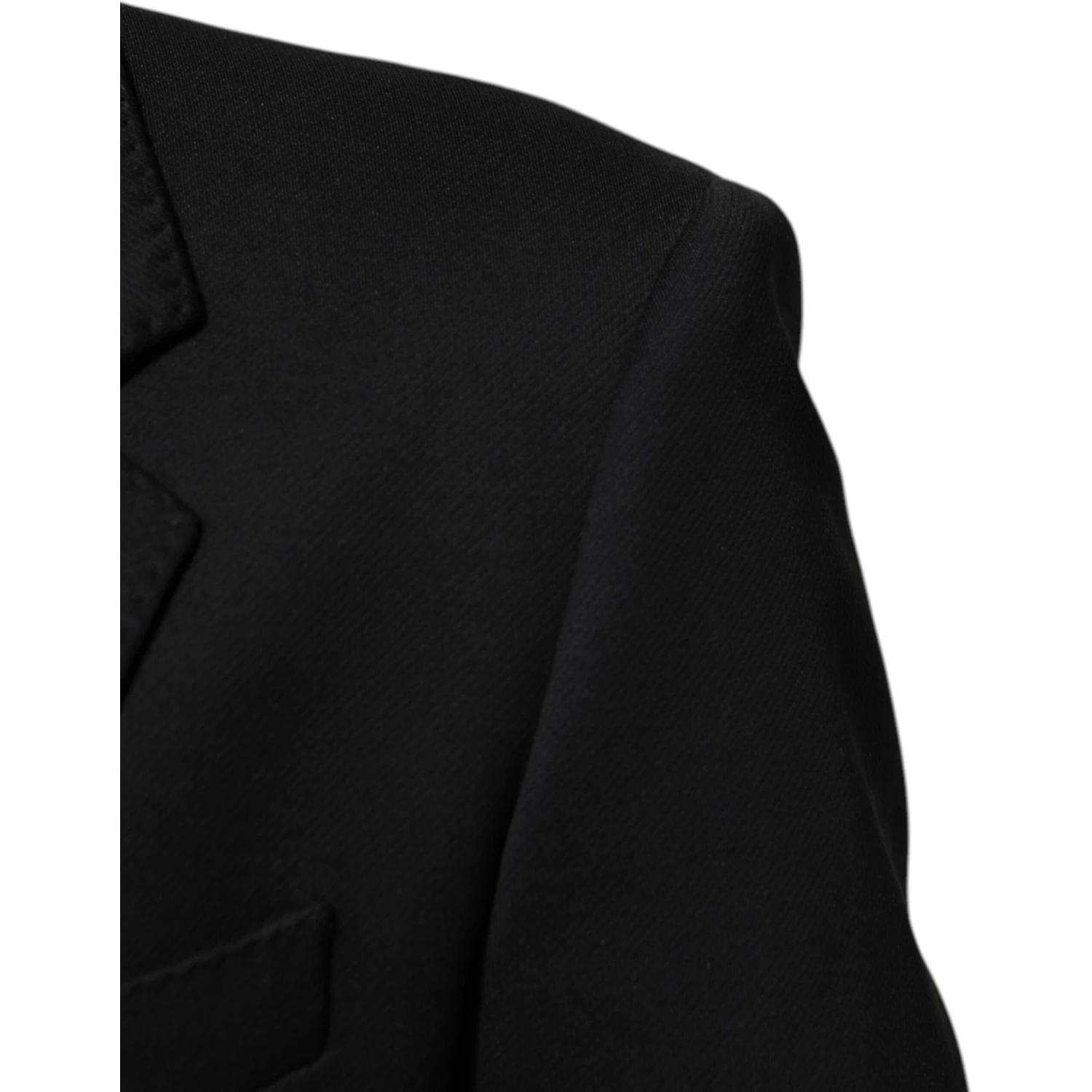Dark Blue Cotton Men Jacket Coat Blazer Suit