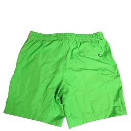 Green Nylon Drawstring Men Shorts Swimwear