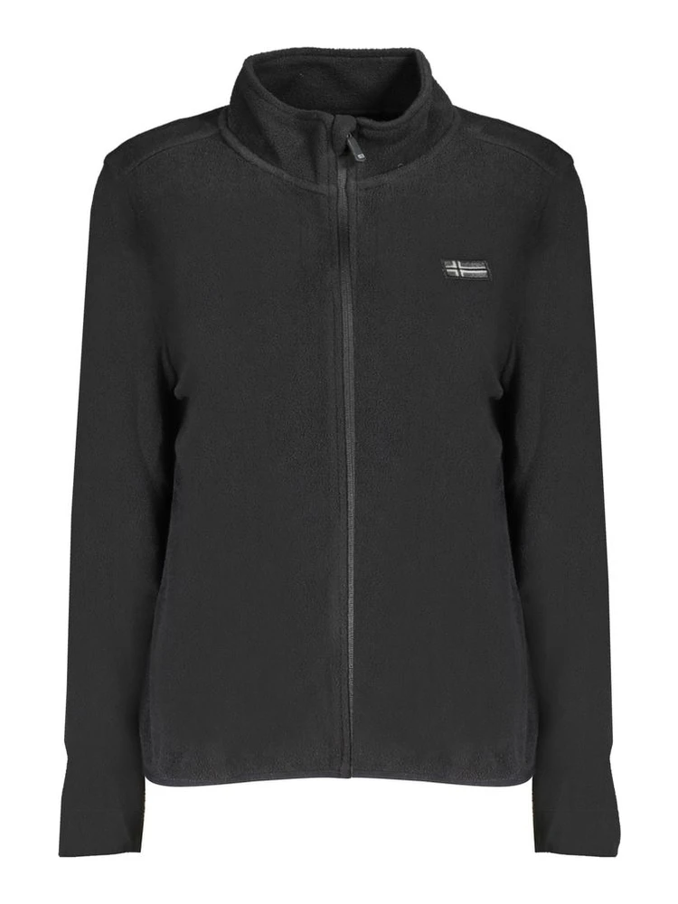 Black Polyester Women Sweater