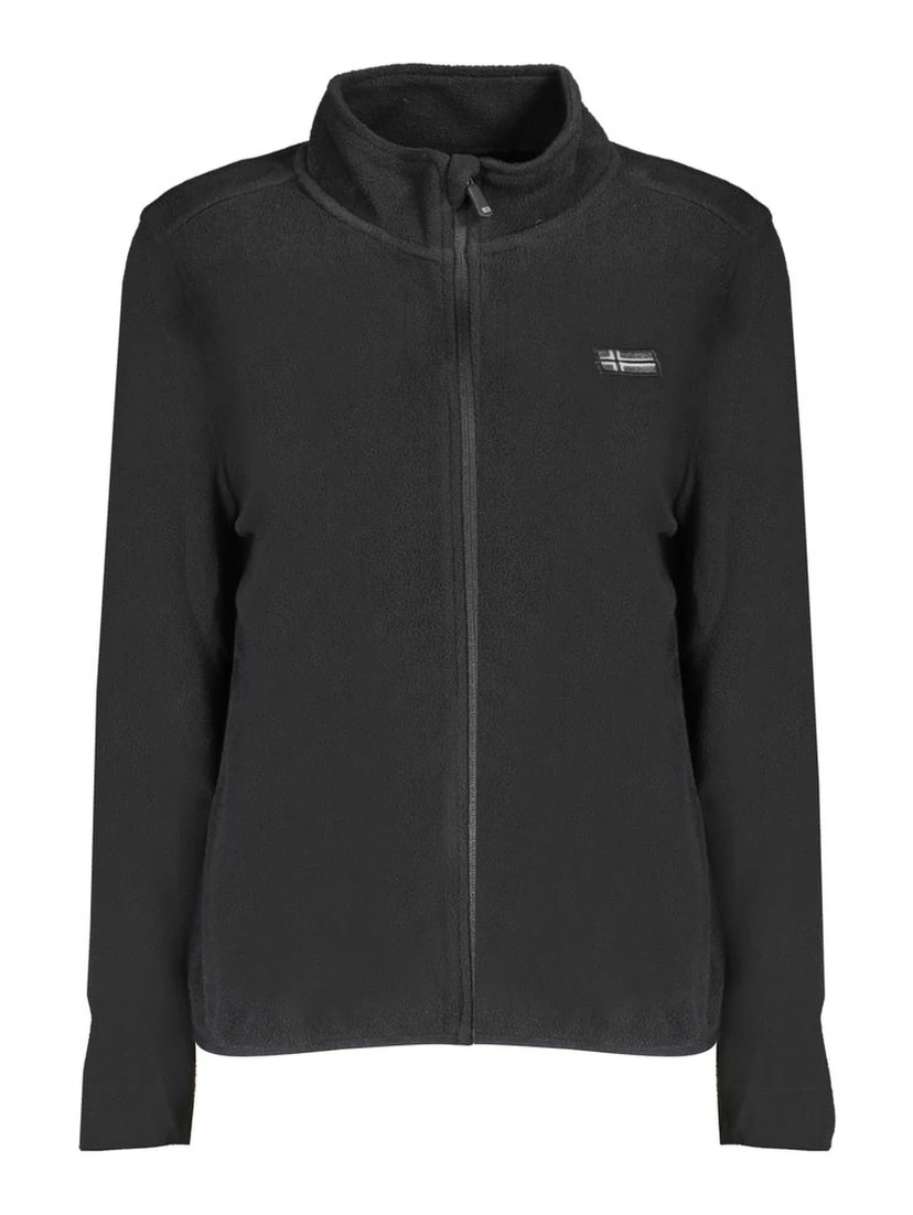 Black Polyester Women Sweater