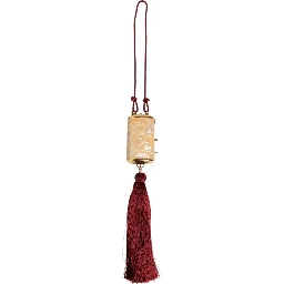 White Resin Gold Metal Crossbody Mini Purse Pendant Bag