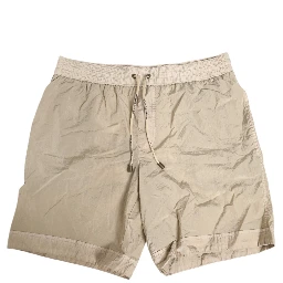 Beige Nylon Beachwear Men Boxer Short Swimwear