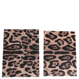 Multicolor Leopard Print Envelope Paper Post Card Holder