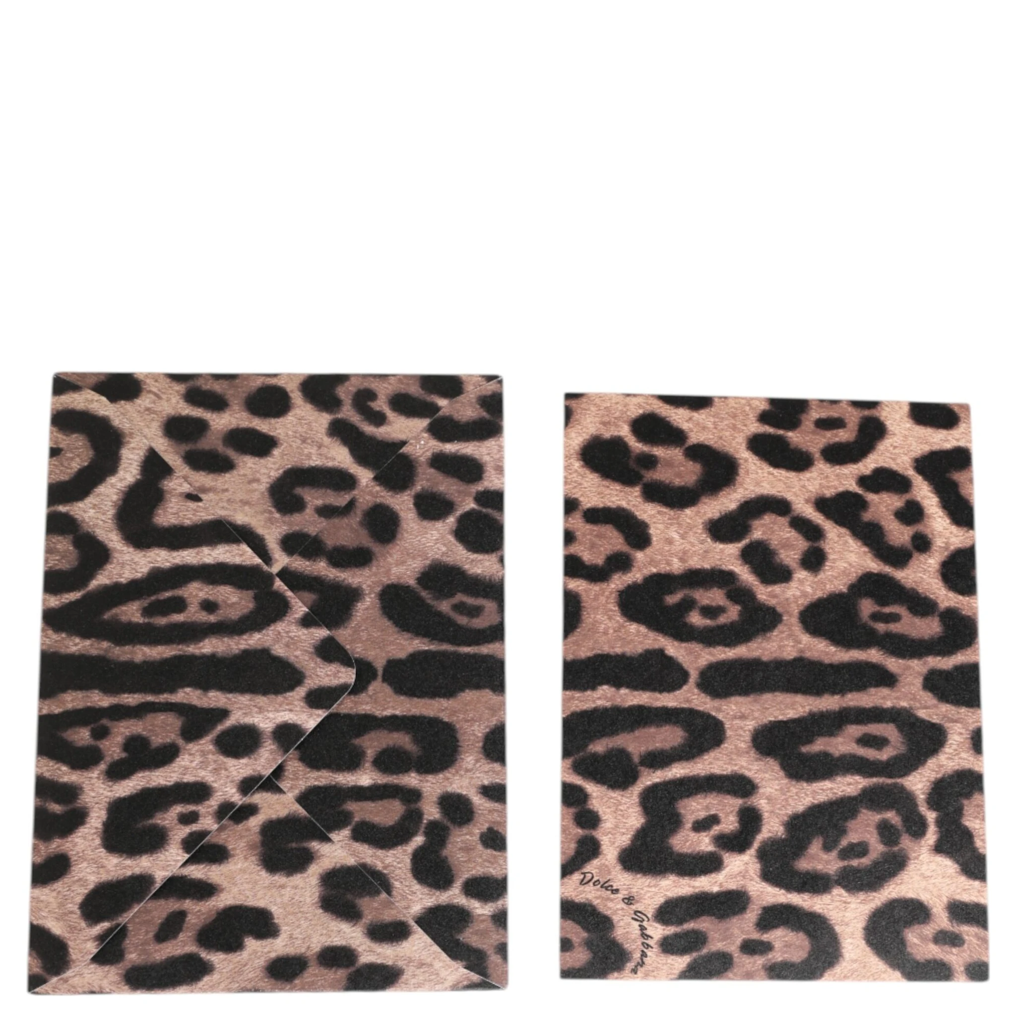 Multicolor Leopard Print Envelope Paper Post Card Holder