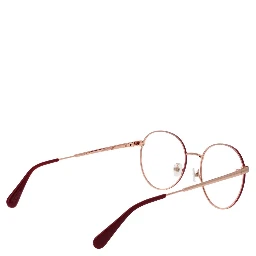 نظارات معدنية بلون الذهب الوردي (إطارات)