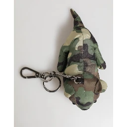 Camouflage Multicolor Animal Silhouette Keychain Keyring
