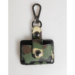 Multicolor Camouflage Leather Metal Accessory  Airpods Case