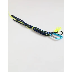 Multicolor Leather Tape String DG Logo Keychain Keyring