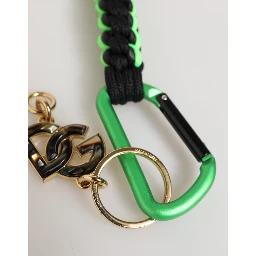 Polyester Multicolor Tape String DG Logo Keychain Keyring
