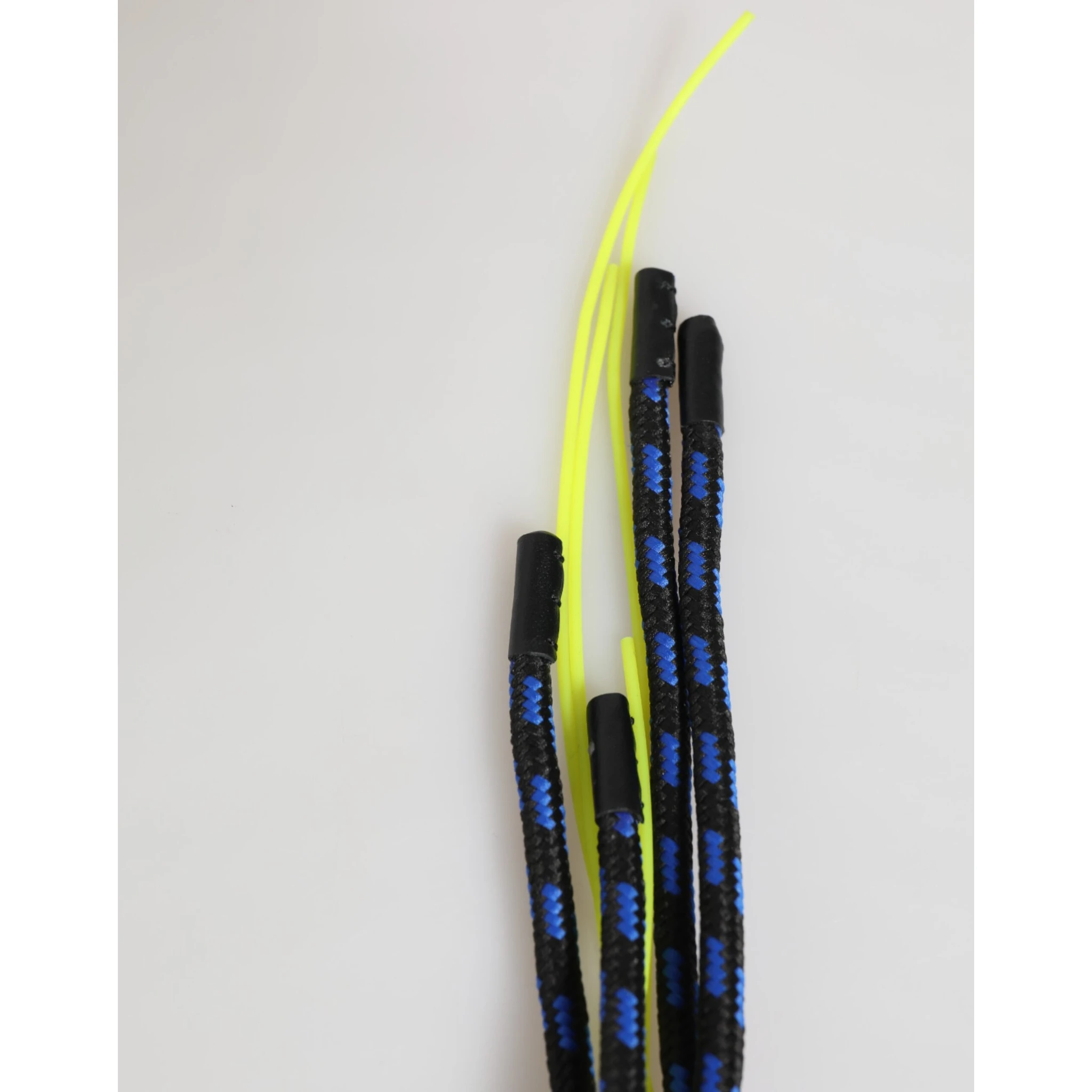 Multicolor Leather Tape String DG Logo Keychain Keyring