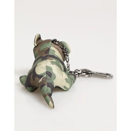 Camouflage Multicolor Animal Silhouette Keychain Keyring
