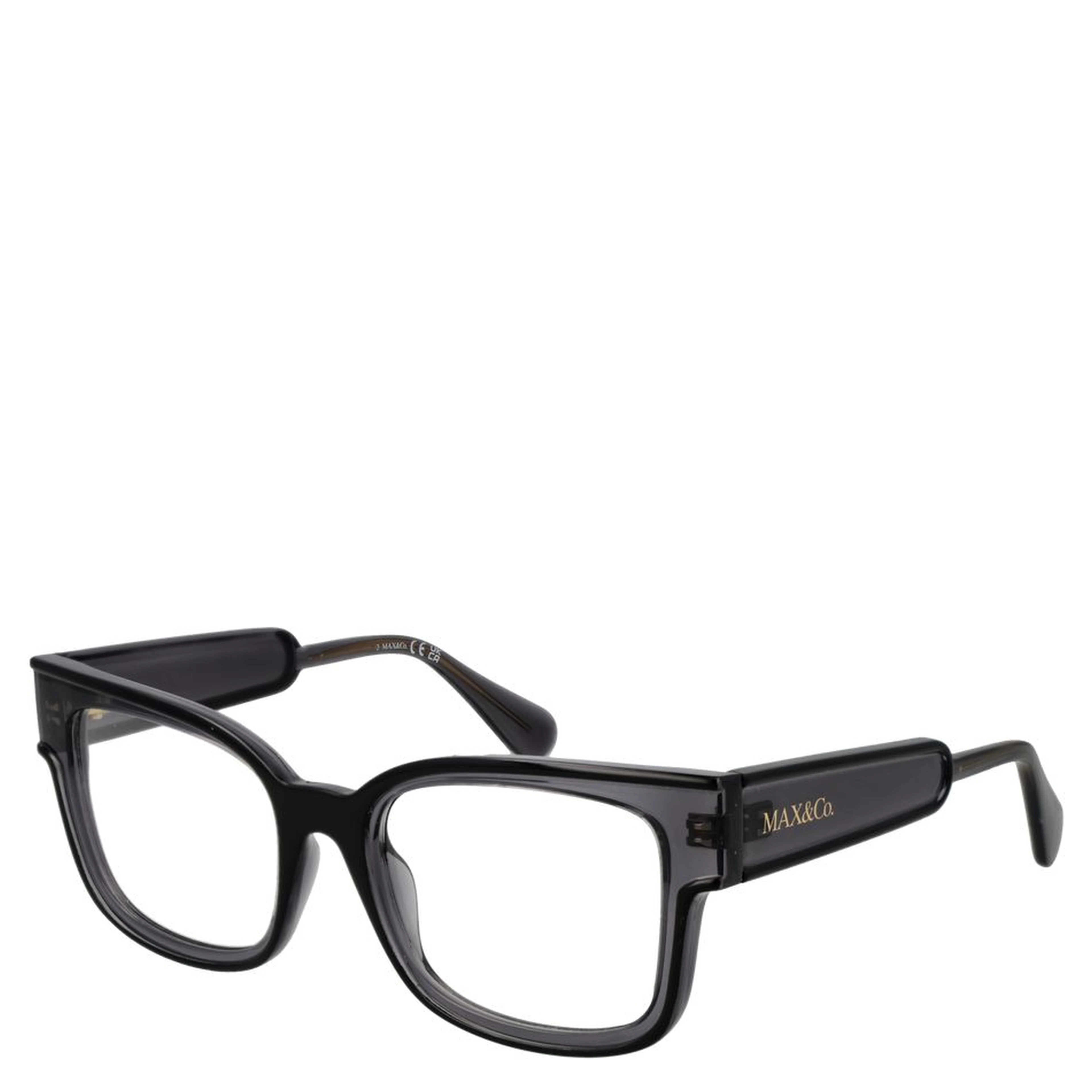 Black Stainless Steel Glasses (Frames)