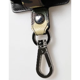 Multicolor Camouflage Leather Metal Accessory  Airpods Case