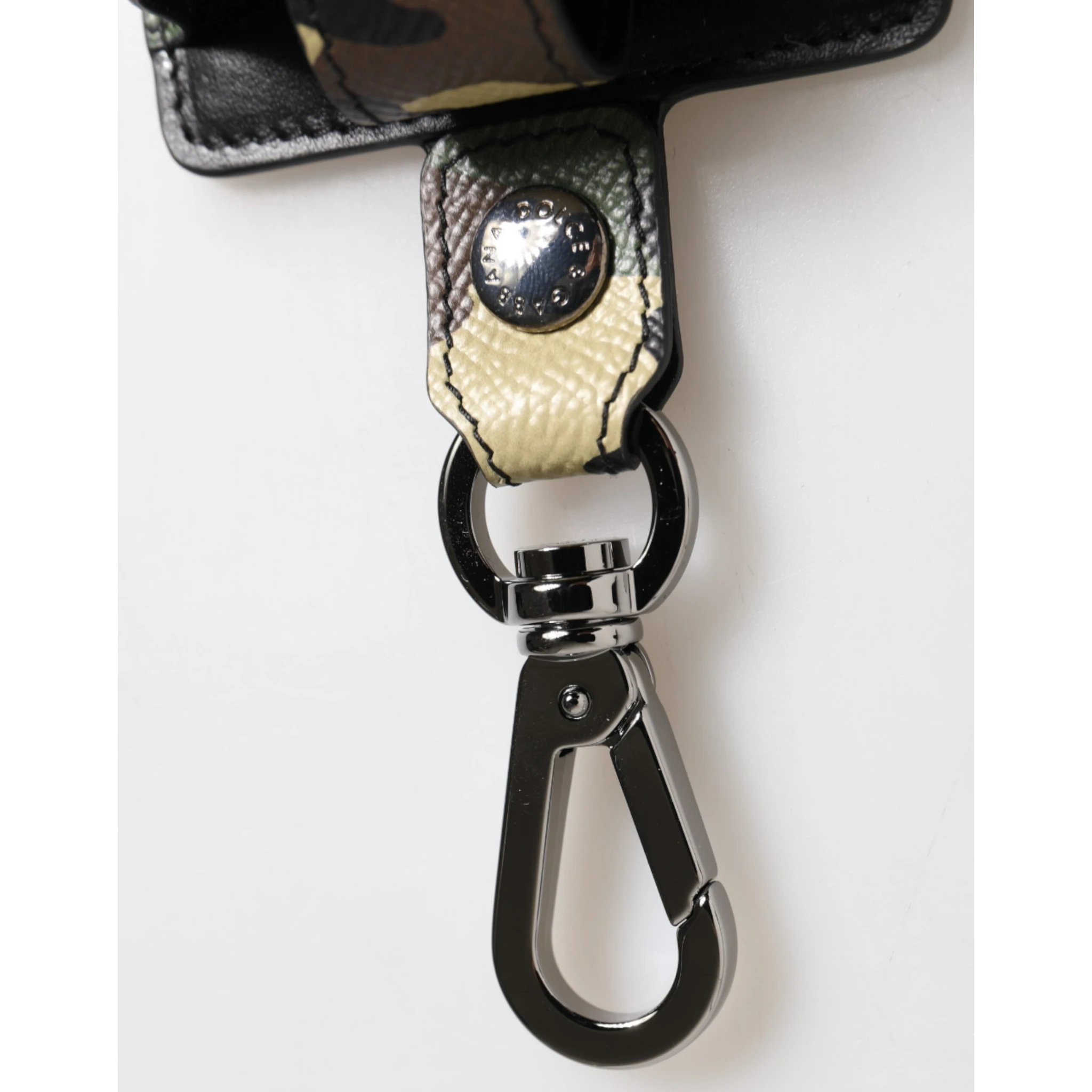 Multicolor Camouflage Leather Metal Accessory  Airpods Case