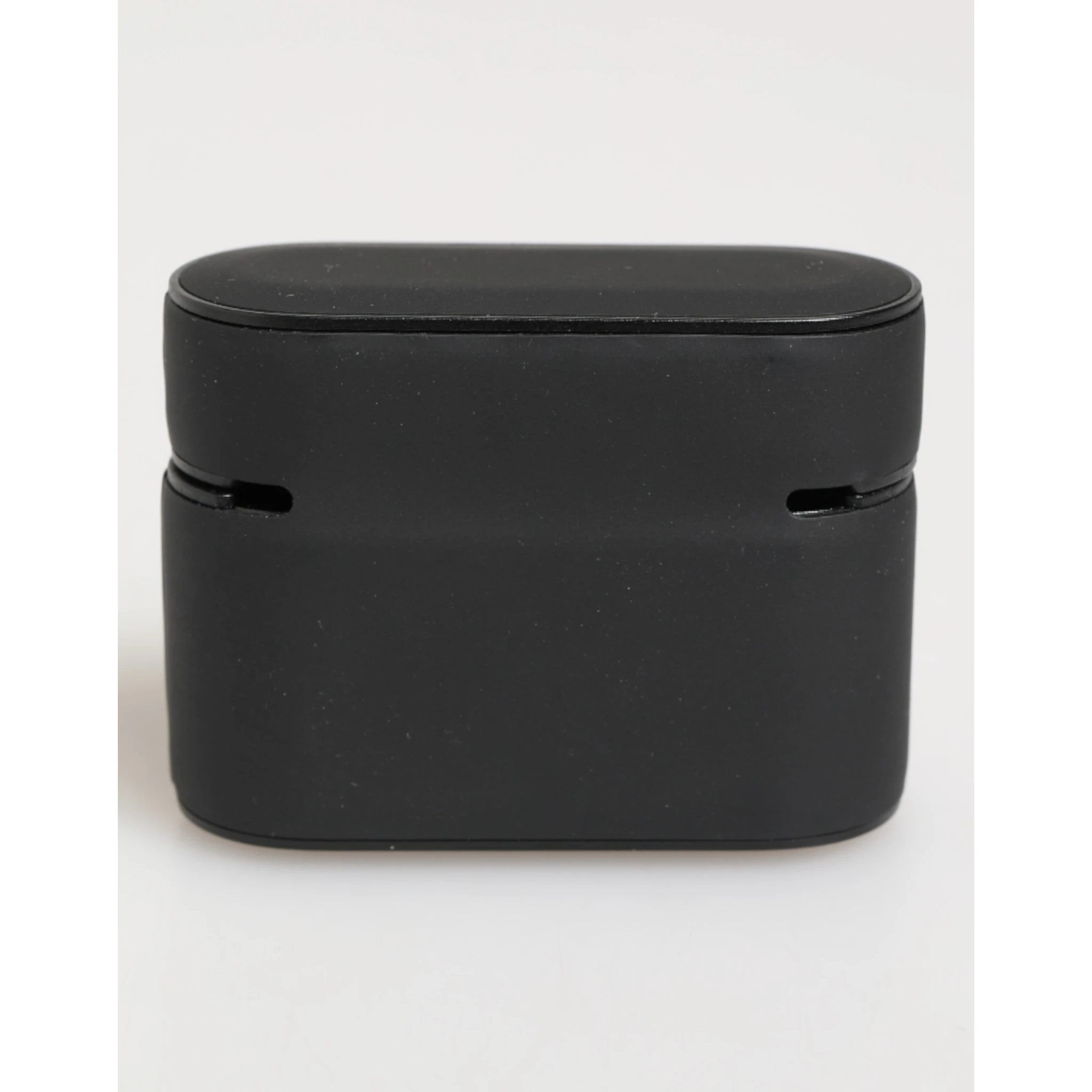 Black Orange Rubber Logo Embossed Accessory Airpods Case