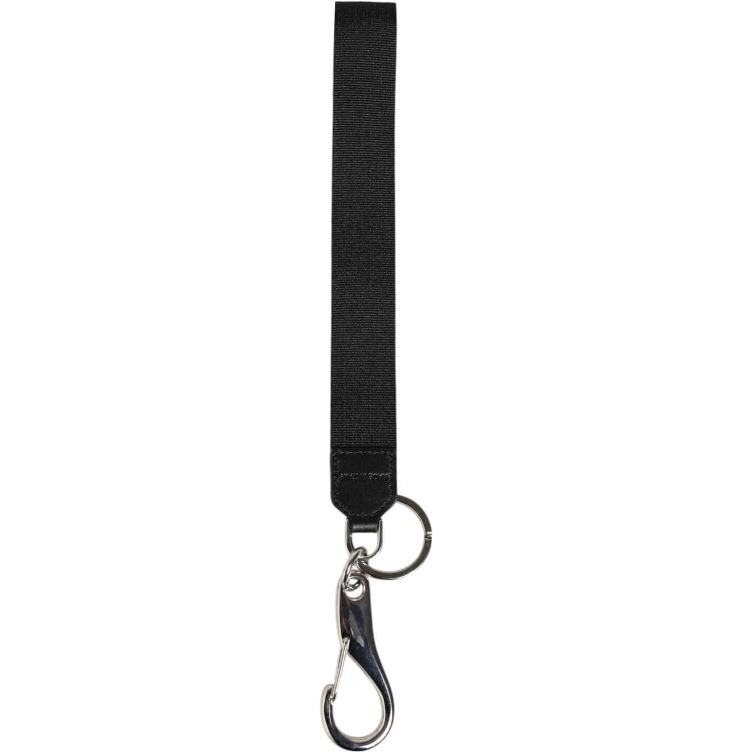 Black Burgundy Nylon DG Logo Crown Holder Keychain Keyring