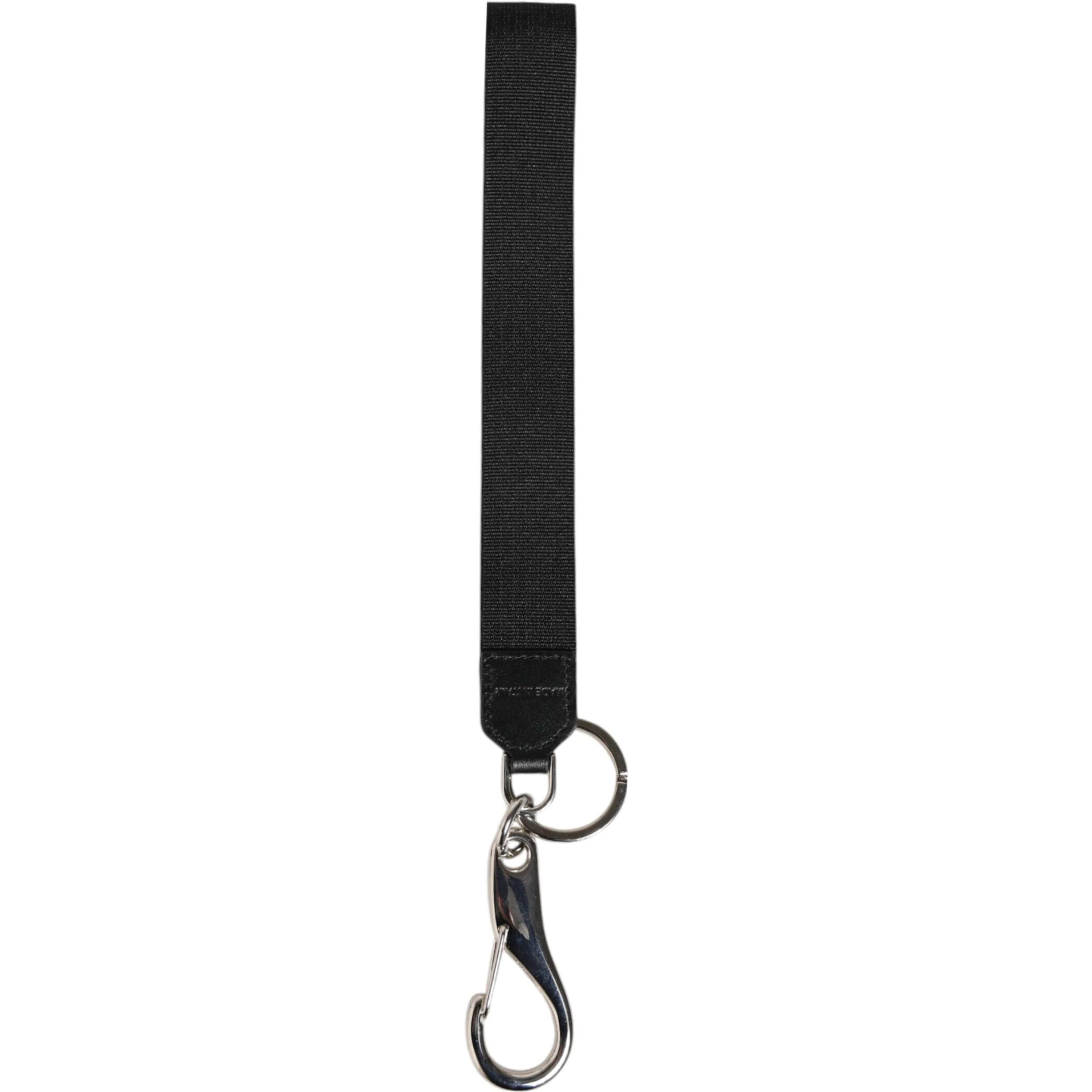 Black Burgundy Nylon DG Logo Crown Holder Keychain Keyring