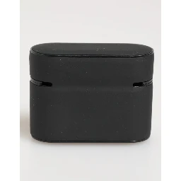 Black Mint Rubber Logo Embossed Accessory  Airpods Case