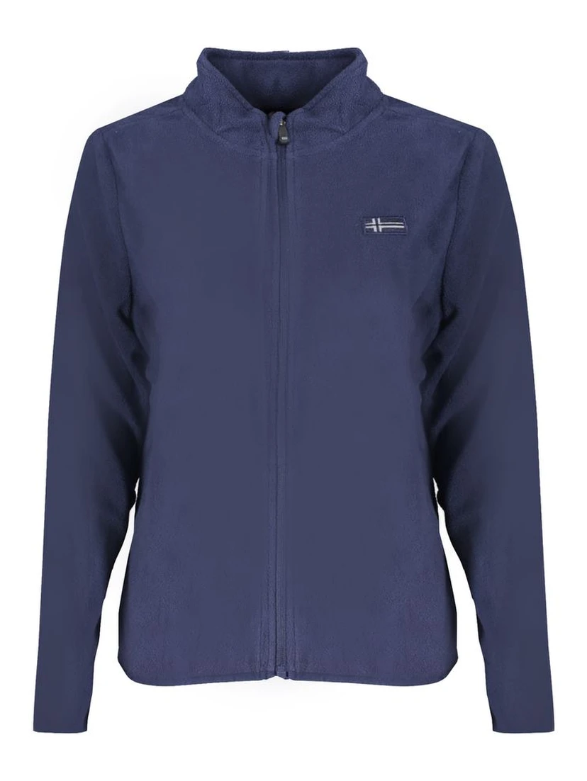 Blue Polyester Women Sweater
