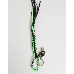 Polyester Multicolor Tape String DG Logo Keychain Keyring