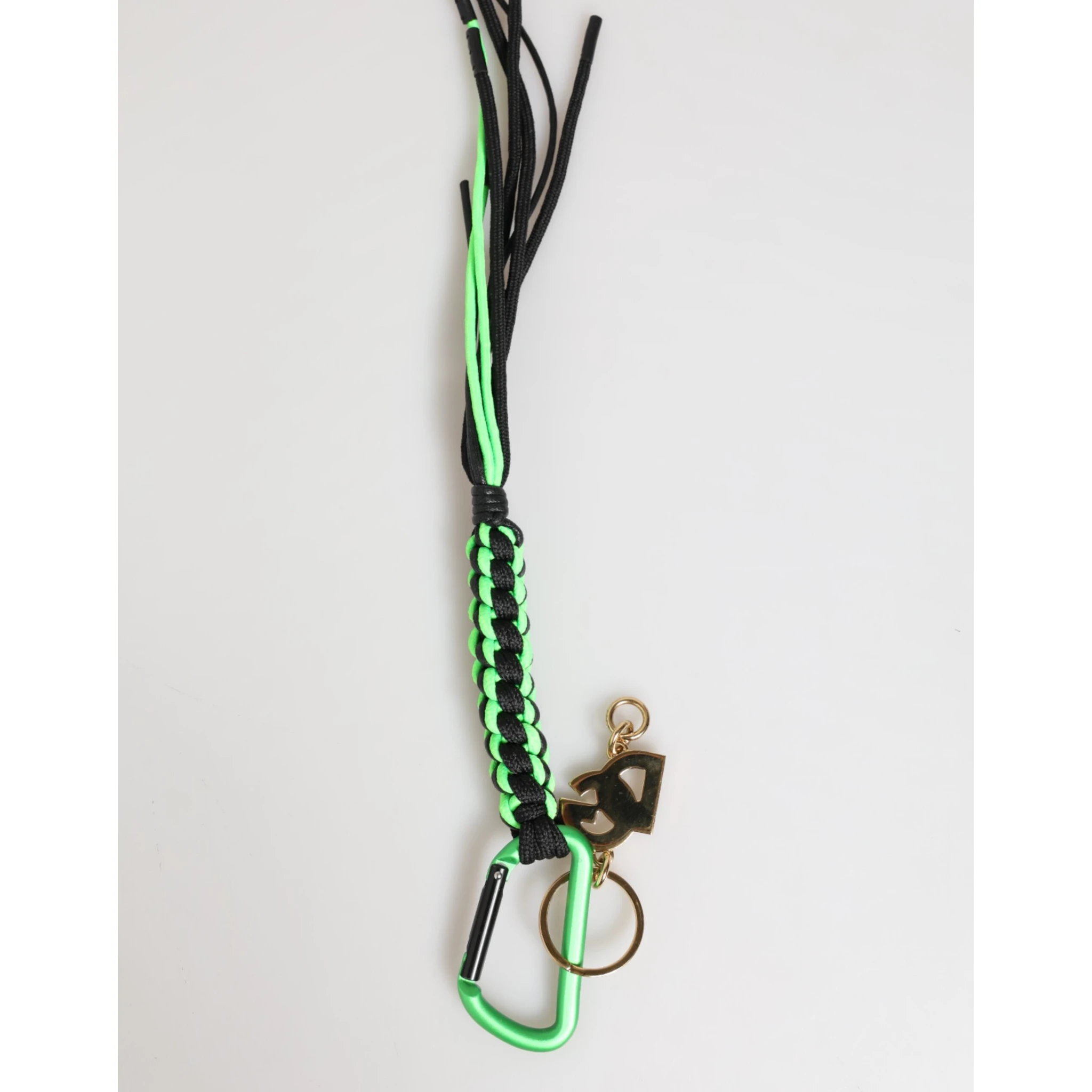 Polyester Multicolor Tape String DG Logo Keychain Keyring